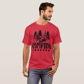 Camping Junge Mädchen T-Shirt (Vorne ganz)