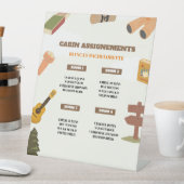 Camping Junggeselinnen-Abschied Kabine Zuweisung S Sockelschild (In Situ)