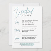 Camping Junggeselinnen-Abschied Wochenende Einladu Einladung (Rückseite)