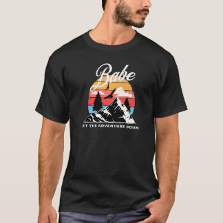 Camping Junggesellinnen-Abschied Braut Rustikale O T-Shirt