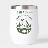 Camping-Junggesellinnen-Abschiedsparty Camping Bac (Rückseite)