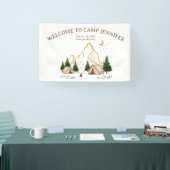 Camping-Junggesellinnen-Wochenende-Abenteuer Banner (Messe)