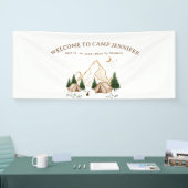 Camping-Junggesellinnen-Wochenende-Abenteuer Banner (Messe)