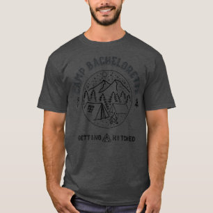 Camping Junggesellinnenabschied Heirat Brautparty T-Shirt