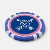 Camping Junggesellinnenabschied Pokerchips (Einzeln)
