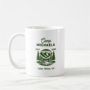 Camping-Junggesellinnenabschied Retro Kaffeetasse