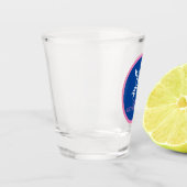 Camping Junggesellinnenabschied Schnapsglas (Links)
