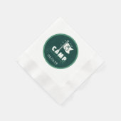 Camping Junggesellinnenabschied Serviette (Ecke)