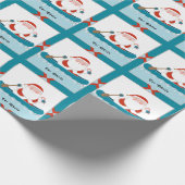 Camping Kanu Weihnachtsgeschenk Geschenkpapier (Ecke)