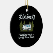 Camping Keramik Ornament (Rechts)