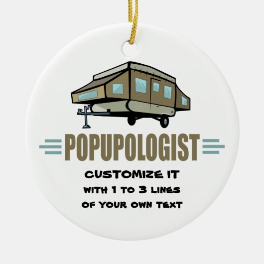 Camping Keramikornament (Vorne)