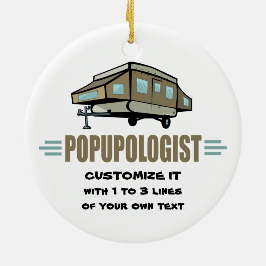 Camping Keramikornament (Hinten)