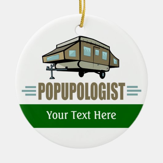 Camping Keramikornament (Vorne)