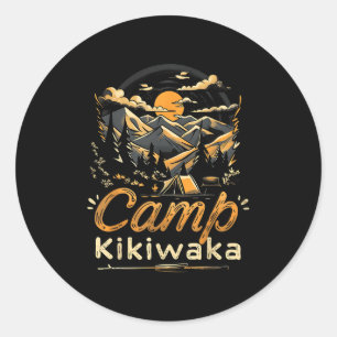 Camping Kikiwaka Camper Wandern Ristorante da Vale Runder Aufkleber