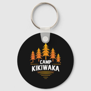 Camping Kikiwaka Sommercamp Wald Wandern Outdoor Schlüsselanhänger