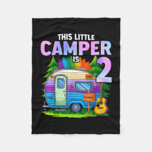 Camping-Kinder Geburtstag 2 Jahre alt Camping 2. G Fleecedecke
