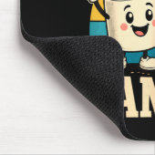 Camping Kinder süße Marshmallow Lagerfeuer Mousepad (Ecke)