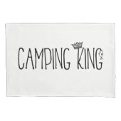 "Camping King and Queen" Kissenbezug (Vorderseite-Links)