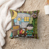 Camping-Kissen für Schwarze Haare Kissen (Decke)