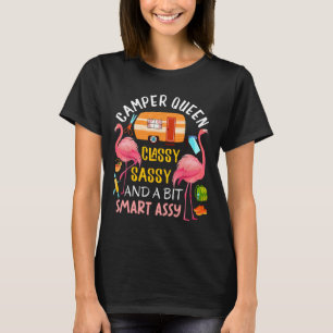 Camping-Königin Cly Sy Smart und Coole Camping-Ges T-Shirt