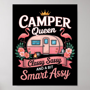 Camping-Königin Cly Sy Smart Y Camping-Wohnmobil F Poster