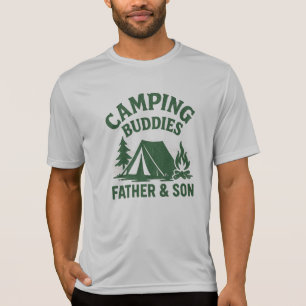 Camping-Kumpels Vater-Sohn-Outdoor-Abenteuer T-Shirt