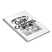 Camping Lady Notizblock (Rechte Seite)