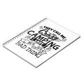 Camping Lady Notizblock (Linke Seite)
