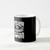 Camping-Lagerfeuer-Camp-Leben-Wald-Camper Kaffeetasse (VorderseiteRechts)