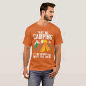 Camping Lagerfeuer Camper Freunde T-Shirt (Vorne ganz)