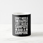 Camping-Lagerfeuer Camping-Leben Wald Camper Kaffeetasse (Mittel)