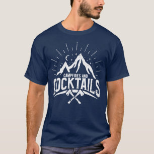 Camping - Lagerfeuer und Cocktails 4 T-Shirt