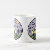 Camping Lagerfeuergebirge wandern, wandern Kaffeetasse (Mittel)