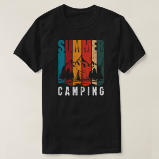 Camping Lagerfeuergebirge wandern, wandern T-Shirt