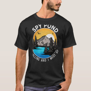 Camping Lakeview Spy Pond T-Shirt