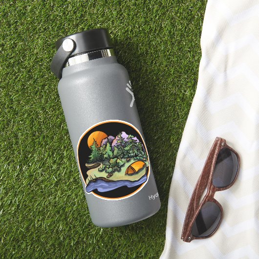 Camping Landscape Sticker (HydroFlask Insitu)