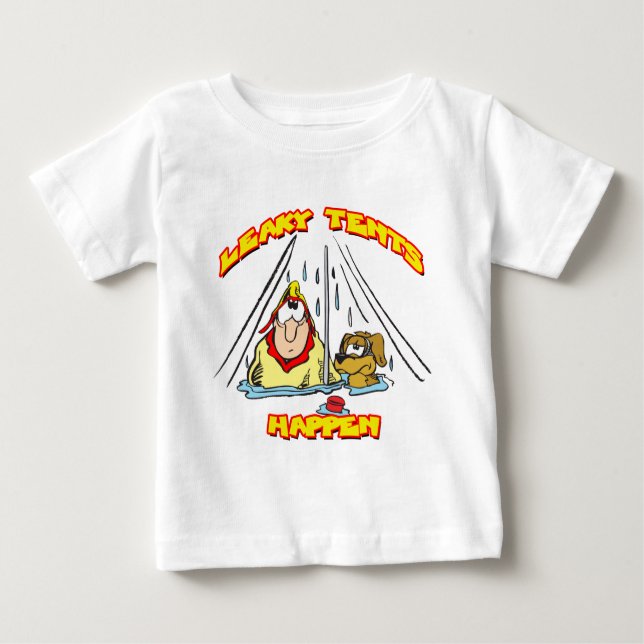 Camping-LeakyZents Baby T-shirt (Vorderseite)