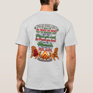 Camping-Leben Camping-Shirt 2-seitig T-Shirt