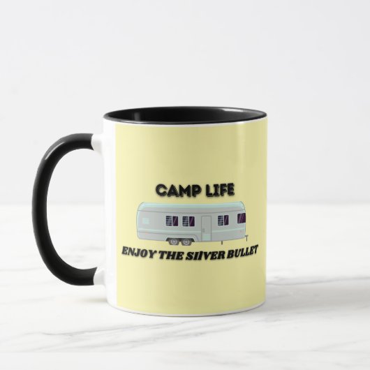 Camping-Leben Kaffeetasse (Links)