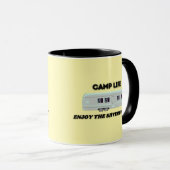 Camping-Leben Kaffeetasse (VorderseiteRechts)