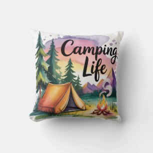 Camping-Leben Kissen