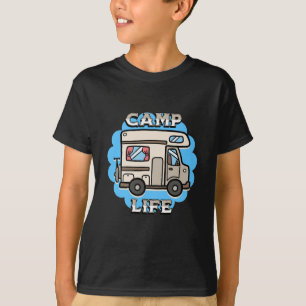 Camping-Leben Retro-Camper T-Shirt