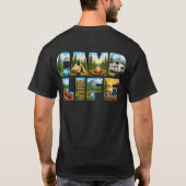 Camping-Leben T-Shirt (Rückseite)