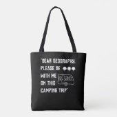 Camping-Leben Tasche (Rückseite)