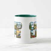 Camping-Leben-Tasse Tasse (Zentrum)