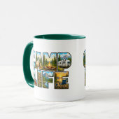 Camping-Leben-Tasse Tasse (Vorderseite Links)