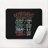 Camping-Lebens-Rentnerplan Van Rv Camper Ventilato Mousepad (Mit Mouse)