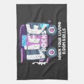 Camping - Lebensgestein Geschirrtuch (Vertikal)