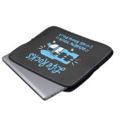 Camping - Lebensgestein Laptopschutzhülle (Vorne Knopf)