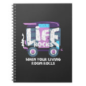 Camping - Lebensgestein Notizblock (Vorderseite)